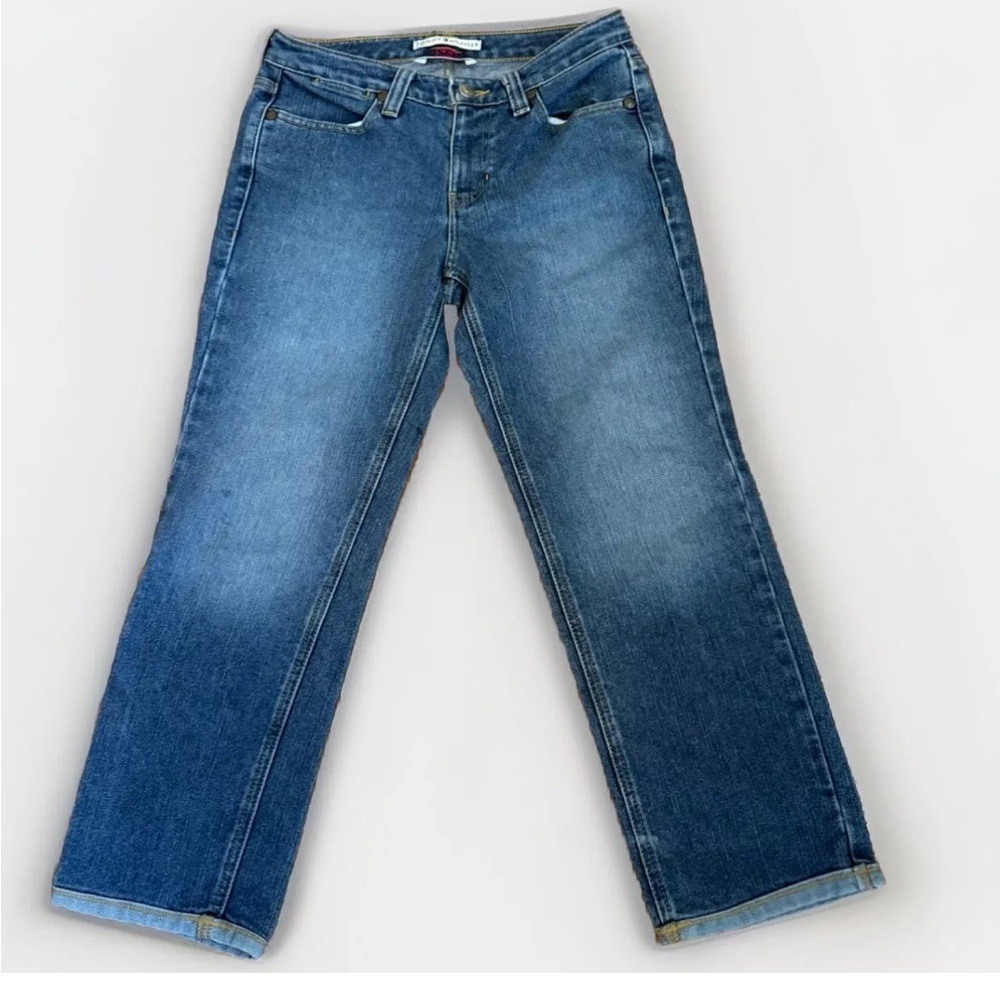 Tommy Hilfiger Jeans Hipster Blue Jeans Womens  Size 2 Stretch